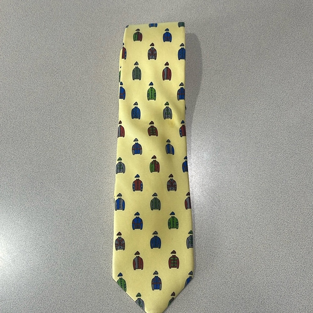 Men’s Neiman Marcus jockey silks tie
